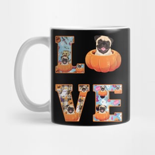 Cute Dog Pumpkin Halloween Costume Mug